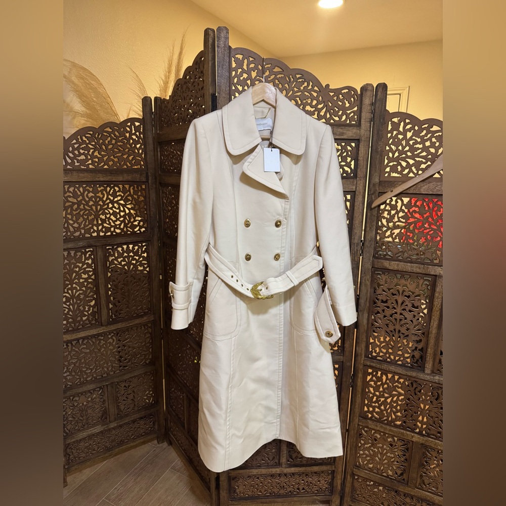 Zimmermann Cream Trench Coat - Picture 7 of 8